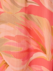 Adrianna Papell Pink Halter Trapeze Dress - Image 6 of 6