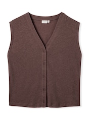 Celtic & Co. Brown Button Through Top - Image 6 of 8