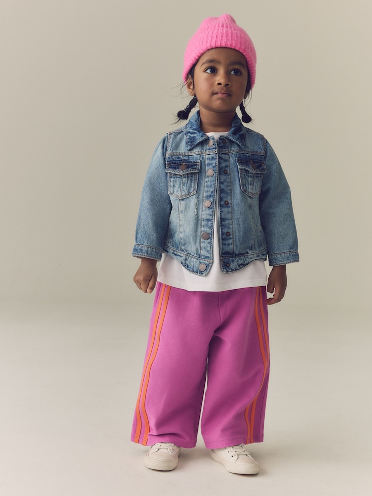Rose - Pantalons Ample à Rayure latérales (3mois-7ans) - Image 2 de 8