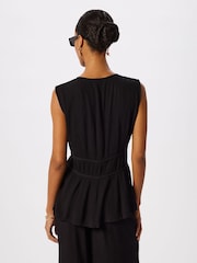 Whistles Black Tie Front Beach Top - Image 4 of 4