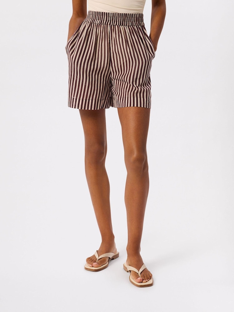 Whistles Red Stripe Beach Shorts - Image 1 of 5