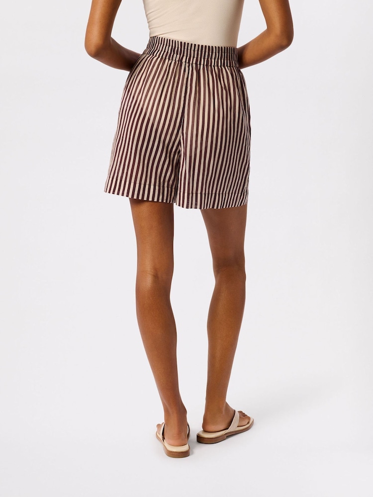 Whistles Red Stripe Beach Shorts - Image 2 of 5