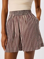 Whistles Red Stripe Beach Shorts - Image 4 of 5