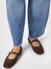 Whistles Suede Mary Jane Ballet Pump - Изображение 1 4