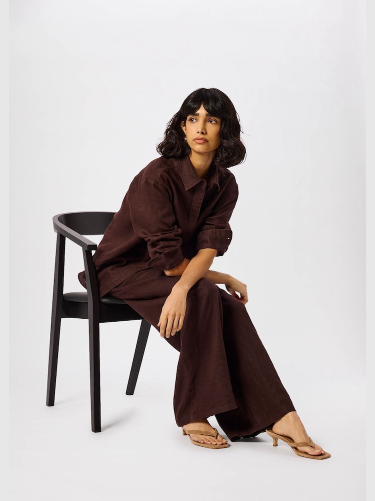 Whistles Nude Suede Toe Post Kitten Sandals - Image 1 of 3