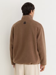 Reiss Waters Monogram Funnel-Neck Half-Button Fleece - Bild 8 von 10