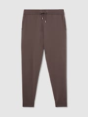 Reiss Ridge Brown Billings Merino Wool-Blend Cuffed Joggers - Image 2 of 6