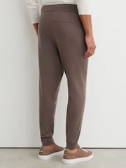 Reiss Ridge Brown Billings Merino Wool-Blend Cuffed Joggers - Image 5 of 6