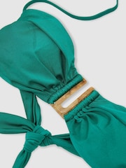 Կապույտ կապտավուն - Reiss Carina Հանվող ժապավենով Bandeau բիկինի վերնաշապիկ - Պատկեր 7 7-ից
