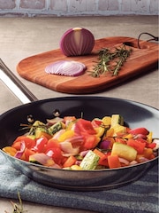 Tramontina Silver Stainless Steel Frying Pan Non-stick Coating 30cm - Image 1 of 5