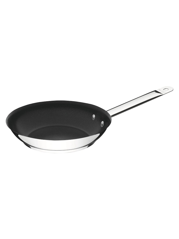 Tramontina Silver Stainless Steel Frying Pan Non-stick Coating 30cm - Image 2 of 5 Tramontina Silver Stainless Steel Frying Pan Non-stick Coating 30cm - Image 2 of 5
