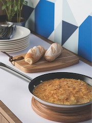 Tramontina Silver Stainless Steel Frying Pan Non-stick Coating 30cm - Image 3 of 5