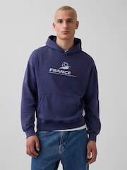 Gap Navy France FIFA WORLD CUP™ Vintage Soft Oversized Hoodie - Image 1 of 5