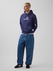Gap Navy France FIFA WORLD CUP™ Vintage Soft Oversized Hoodie - Image 3 of 5