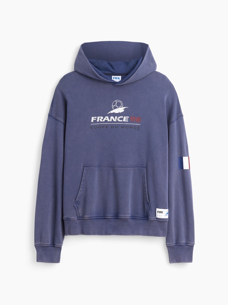 Gap Navy France FIFA WORLD CUP™ Vintage Soft Oversized Hoodie - Image 5 of 5 Gap Navy France FIFA WORLD CUP™ Vintage Soft Oversized Hoodie - Image 5 of 5