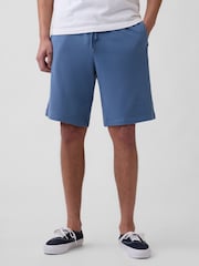Gap Blue Vintage Soft Terry Relaxed Logo Sweat Shorts - Image 3 of 5