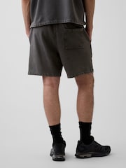 Gap Black Heavyweight French Terry Sweat Shorts - Image 2 of 6