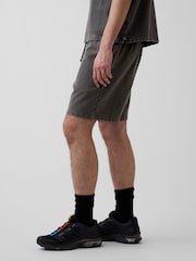 Gap Black Heavyweight French Terry Sweat Shorts - Image 3 of 6