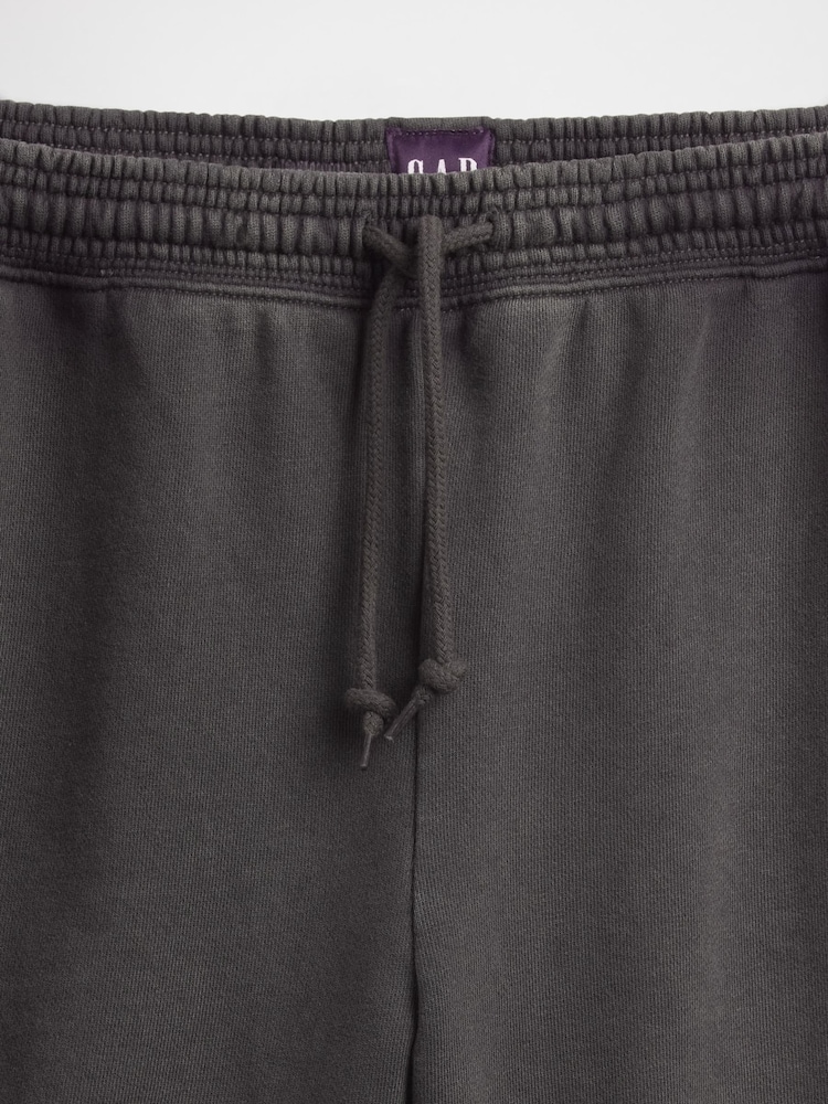 Gap Black Heavyweight French Terry Sweat Shorts - Image 6 of 6