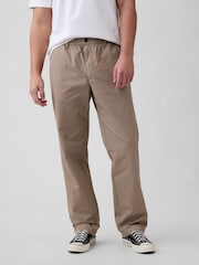 Gap Beige Easy Relaxed Chinos - Image 1 of 6