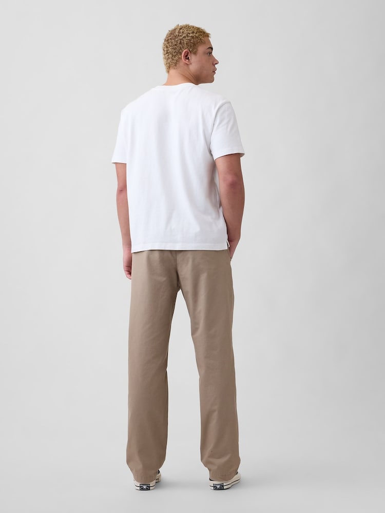 Gap Beige Easy Relaxed Chinos - Image 2 of 6 Gap Beige Easy Relaxed Chinos - Image 2 of 6
