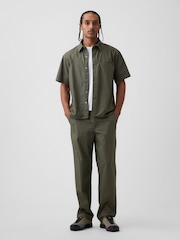 Gap Green Poplin '90s Loose Trousers - Image 1 of 2