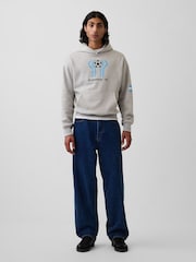 Gap Grey Argentina FIFA WORLD CUP™ Vintage Soft Oversized Hoodie - Image 3 of 4