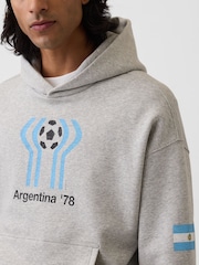 Gap Grey Argentina FIFA WORLD CUP™ Vintage Soft Oversized Hoodie - Image 4 of 4