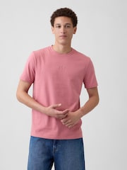 Gap Pink Everyday Soft Gap Mini Logo T-Shirt - Image 1 of 4