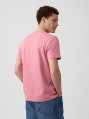 Gap Pink Everyday Soft Gap Mini Logo T-Shirt - Image 2 of 4