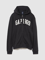 Gap French Terry Relaxed 1969 Logo Zip Hoodie - Bild 1 av 2