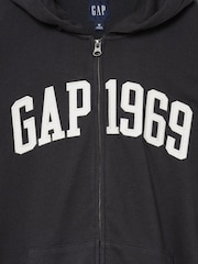 Gap French Terry Relaxed 1969 Logo Zip Hoodie - Bild 2 av 2