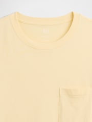 Gap Yellow Everyday Soft Pocket Short Sleeve T-Shirt - Image 5 of 5