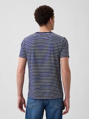 Dungi bleumarin - Gap Everyday Soft Mini Logo Short Sleeve T-Shirt - Imaginea 2 din 4