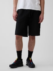 Gap Black VintageSoft Relaxed Sweat Shorts - Image 1 of 5