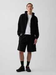 Gap Black VintageSoft Relaxed Sweat Shorts - Image 3 of 5