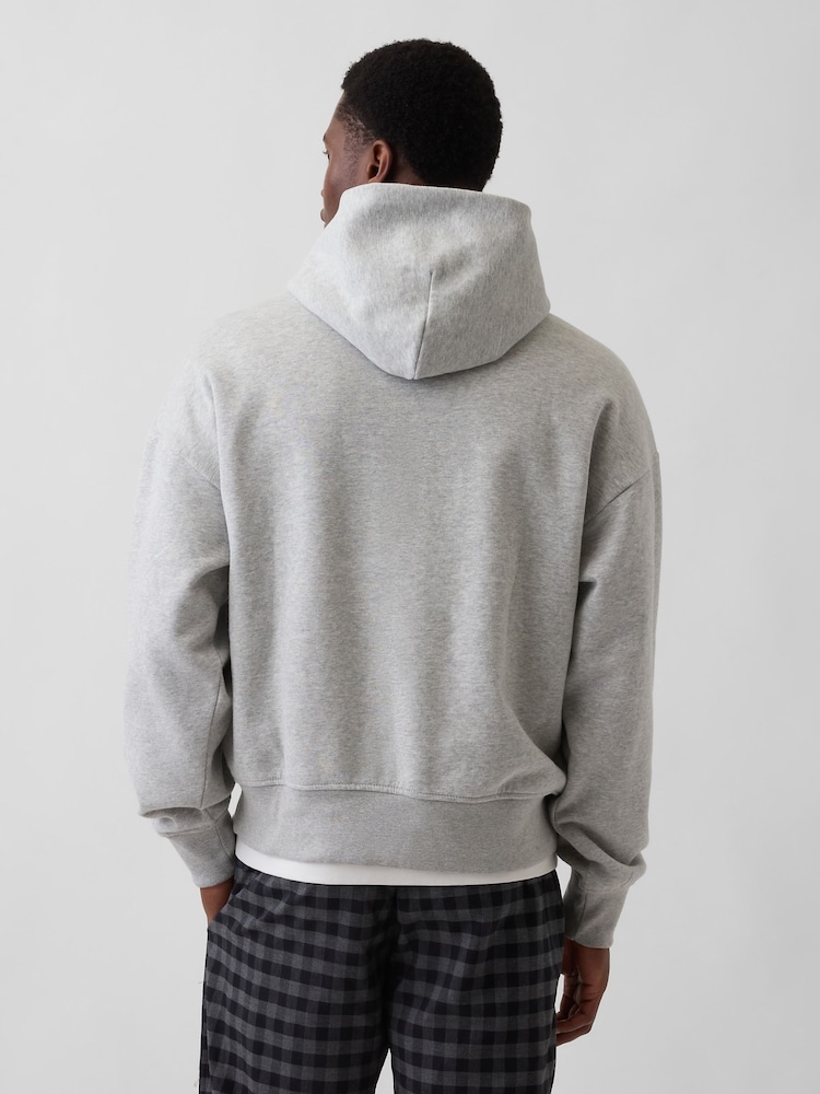 Pelēks - Gap VintageSoft NAP Logo Hoodie - Attēls 2 no 6