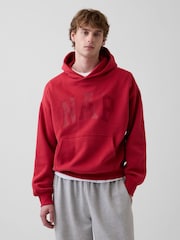 Gap Red VintageSoft NAP Logo Hoodie - Image 1 of 4
