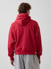 Gap Red VintageSoft NAP Logo Hoodie - Image 2 of 4