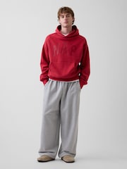 Gap Red VintageSoft NAP Logo Hoodie - Image 3 of 4