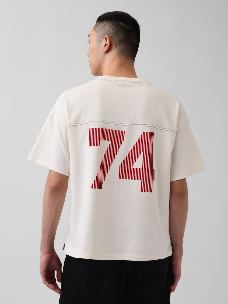Gap x Heavyweight Boxy Logo Short Sleeve T-Shirt - Imagen 2 de 5