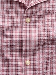 Gap Pink Check Crinkle-Cotton Holiday Shirt - Image 5 of 5