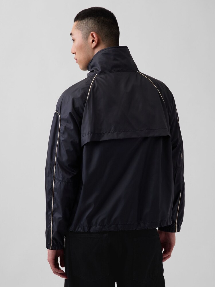 Gap x OuiGap Black Packable Track Jacket - Image 2 of 5
