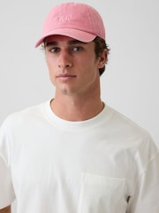Gap Pink Washed Logo Baseball Hat - Image 1 of 3
