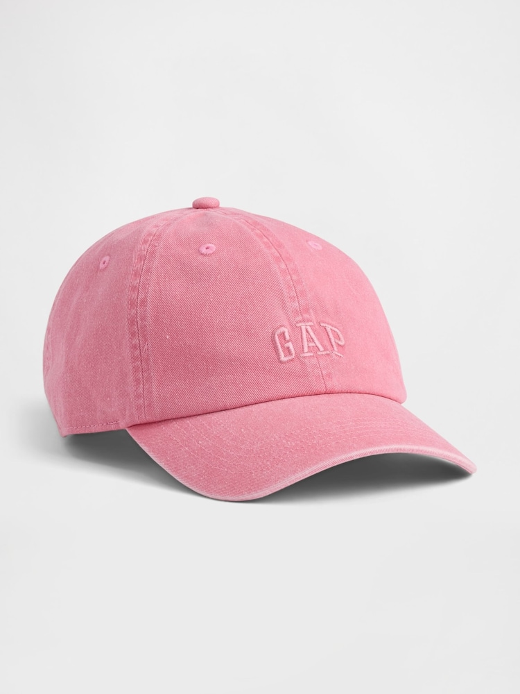 Gap Pink Washed Logo Baseball Hat - Image 2 of 3
