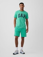 Vivid Green - Miękka koszulka Gap Everyday z logo - Obraz 3 z 5