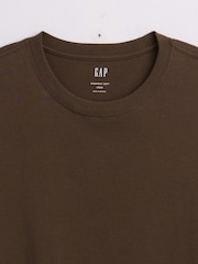 Gap Brown Everyday Soft Crew Neck Short Sleeve T-Shirt - Image 4 of 5