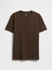 Gap Brown Everyday Soft Crew Neck Short Sleeve T-Shirt - Image 5 of 5