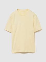 Gap Yellow Heavyweight Logo Relaxed Short Sleeve T-Shirt - Image 1 of 2