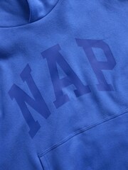 Zils - Gap VintageSoft NAP Logo Hoodie - Attēls 6 no 6